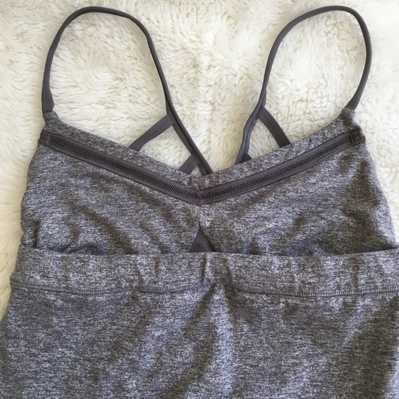 Lululemon Gray Tank Top Size 2 Racerback - Picture 2 of 5